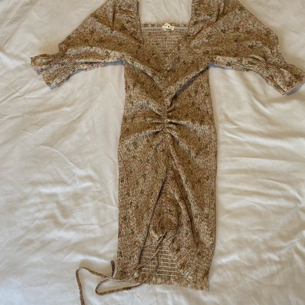 Body-Con Floral Print Dress